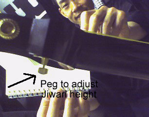 Peg to adjust Siwari height Peg to adjust Siwari height